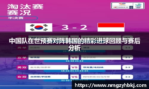 中国队在世预赛对阵韩国的精彩进球回顾与赛后分析